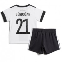 Tyskland Ilkay Gundogan #21 Hemmadräkt Barn VM 2022 Kortärmad (+ Korta byxor)
